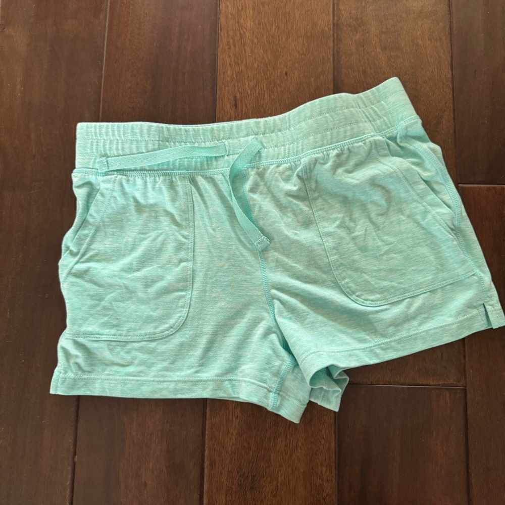 Women's Athletic Shorts in Light Green